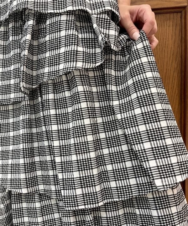 はっとりさんの「BEAMS WOMEN｜【別注】Champion / リンガー Tシャツ」を使ったコーディネート