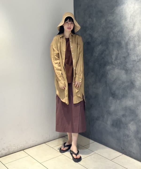 OSUMIさんの「BEAMS WOMEN｜ビーチサイド シャツ .M」を使ったコーディネート