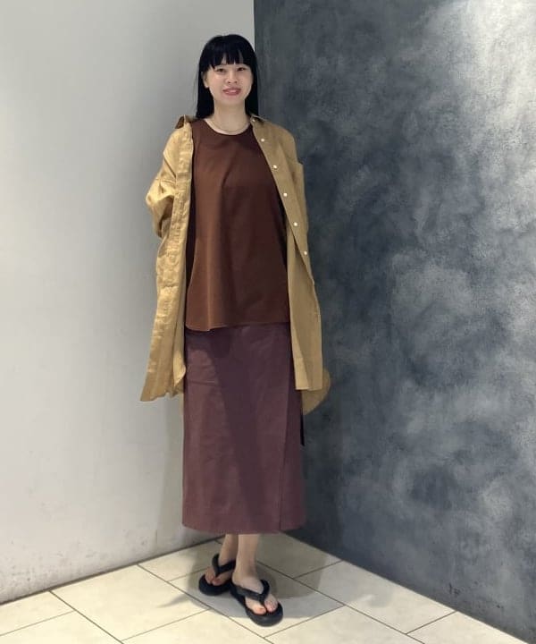 OSUMIさんの「BEAMS WOMEN｜ビーチサイド シャツ .M」を使ったコーディネート