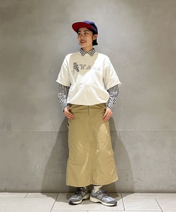 葵さんの「BEAMS WOMEN｜【別注】NEW ERA / 950 スナップ バック 2トーン キャップ」を使ったコーディネート