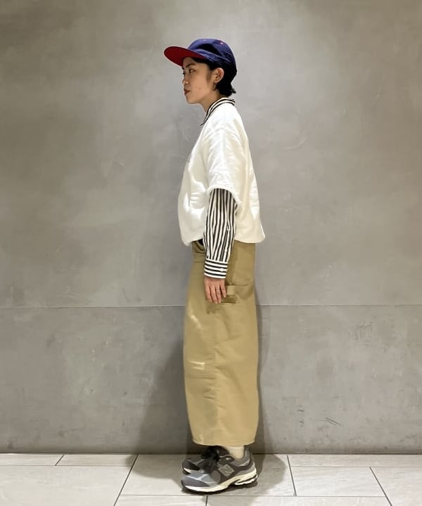 葵さんの「BEAMS WOMEN｜【別注】NEW ERA / 950 スナップ バック 2トーン キャップ」を使ったコーディネート