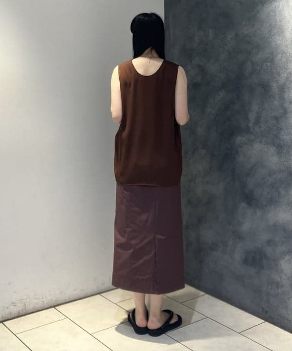 OSUMIさんの「BEAMS WOMEN｜2WAY ノースリーブブラウス」を使ったコーディネート