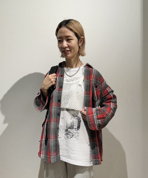 Kaoru Sakumaさんの「BEAMS WOMEN｜maturely / フィッシュ ネット タンクトップ」を使ったコーディネート