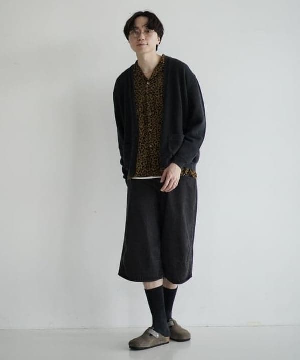 SUDOさんの「BEAMS WOMEN｜アニマルプリント カットオフ オープンカラーシャツ」を使ったコーディネート