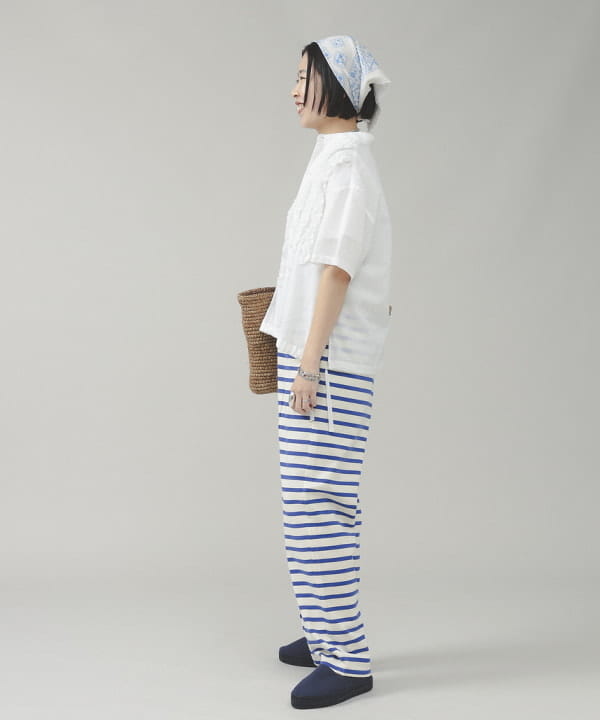 ミナミマリコさんの「BEAMS WOMEN｜2WAY レース バンダナ」を使ったコーディネート