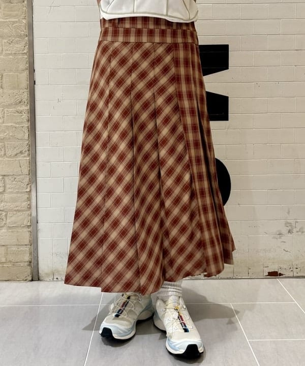 ヒカリさんの「BEAMS WOMEN｜チェック プリーツ スカート」を使ったコーディネート