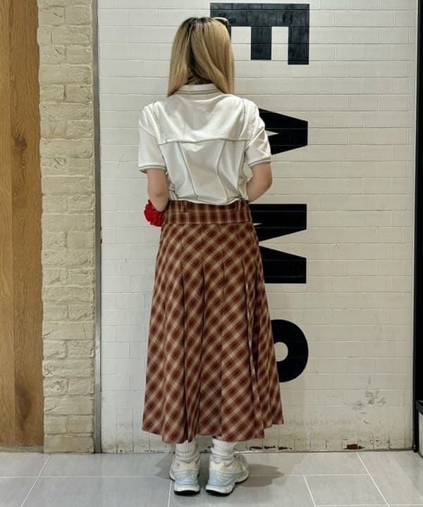 ヒカリさんの「BEAMS WOMEN｜チェック プリーツ スカート」を使ったコーディネート