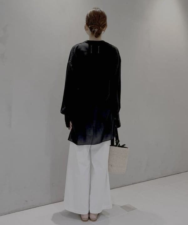 ヒライさんの「BEAMS WOMEN｜ウエストリボン ドライ パンツ」を使ったコーディネート