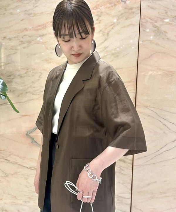 西村 章代さんの「BEAMS WOMEN｜CINOH / スリーブレス Tシャツ」を使ったコーディネート