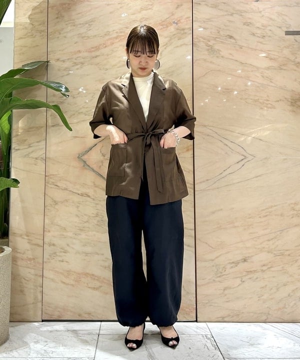 西村 章代さんの「BEAMS WOMEN｜CINOH / スリーブレス Tシャツ」を使ったコーディネート