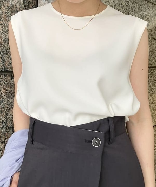 多田 日奈子さんの「BEAMS WOMEN｜ラップ タック ワイドパンツ」を使ったコーディネート