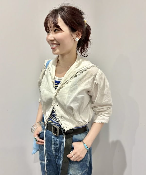 SHINAGAWAさんの「BEAMS WOMEN｜ATOLASOLAS / ear cuffs 3p」を使ったコーディネート