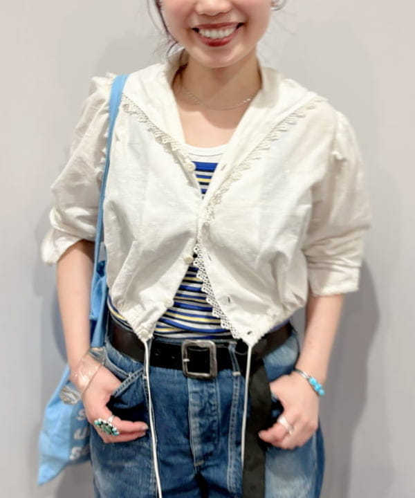 SHINAGAWAさんの「BEAMS WOMEN｜ATOLASOLAS / ear cuffs 3p」を使ったコーディネート