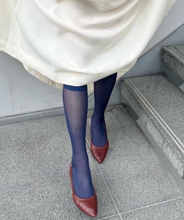 Yumenoさんの「BEAMS WOMEN｜シアー ハイソックス」を使ったコーディネート