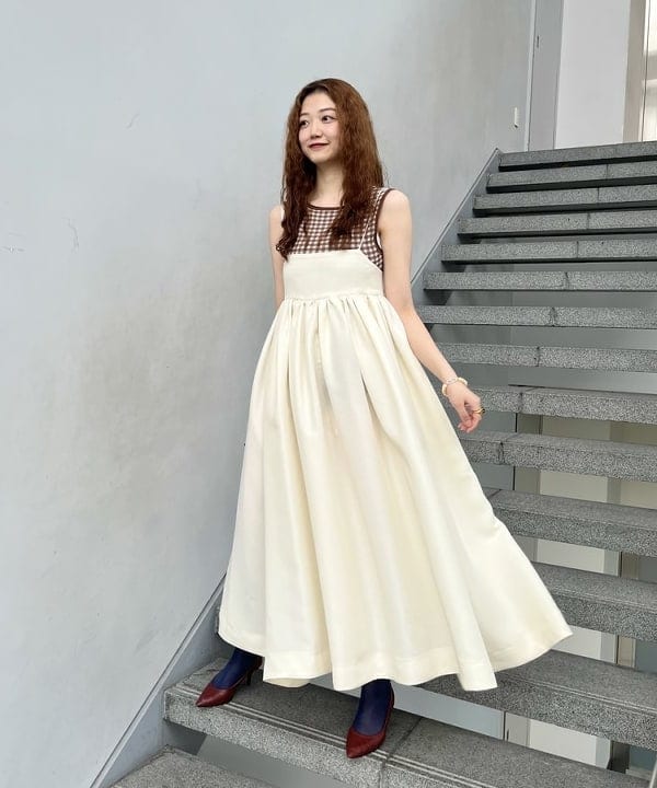 Yumenoさんの「BEAMS WOMEN｜シアー ハイソックス」を使ったコーディネート