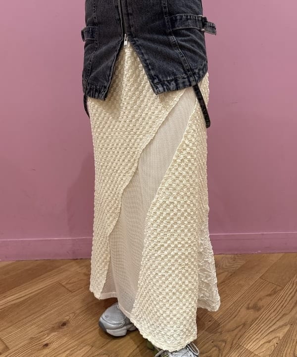 ケミオさんの「BEAMS WOMEN｜メッシュ シャイニー バッグ」を使ったコーディネート