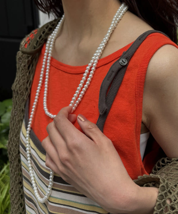 み　う　ちさんの「BEAMS WOMEN｜マルチボーダー ワンピース」を使ったコーディネート