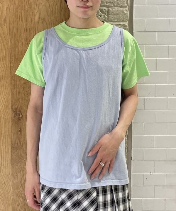 マツミヤさんの「BEAMS WOMEN｜【別注】Goodwear / タンクトップ」を使ったコーディネート