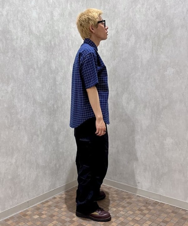 配島 孝明さんの「BEAMS WOMEN｜ワイドフィット 5分袖 ボタンダウンシャツ」を使ったコーディネート