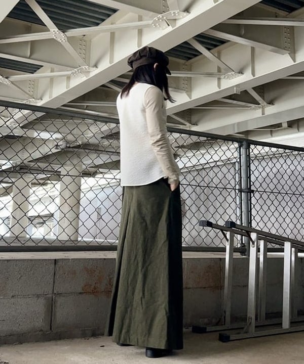 翔さんの「BEAMS WOMEN｜ジャカード バッグギャザー ノースリーブブラウス」を使ったコーディネート