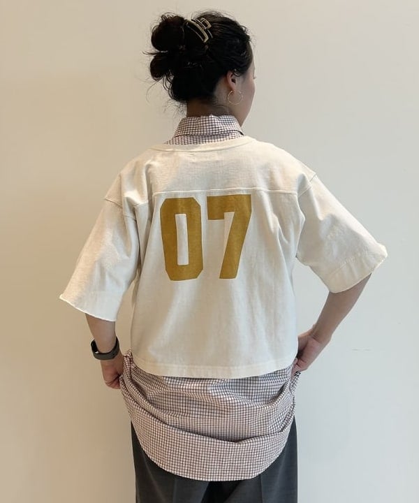 清水 彩乃さんの「BEAMS WOMEN｜ペーパー ライク ベルト」を使ったコーディネート