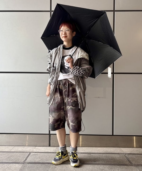 みりさんの「UVカット 晴雨兼用 折り畳み傘 ②」を使ったコーディネート