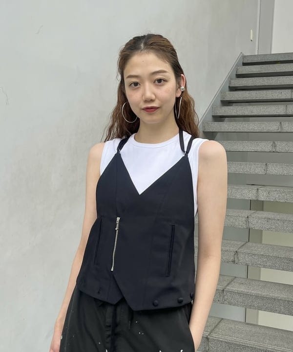 Yumenoさんの「BEAMS WOMEN｜MARIA BLACK / Tryvann イヤーカフ シルバー」を使ったコーディネート