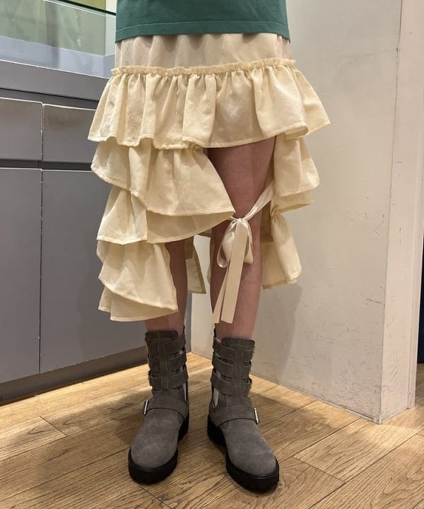 ゆいさんの「BEAMS WOMEN｜【別注】GOOD ROCK SPEED / BAND BIG Tシャツ」を使ったコーディネート