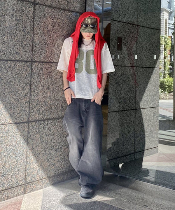 はるひむさんの「BEAMS WOMEN｜メッシュ プリント Tシャツ」を使ったコーディネート