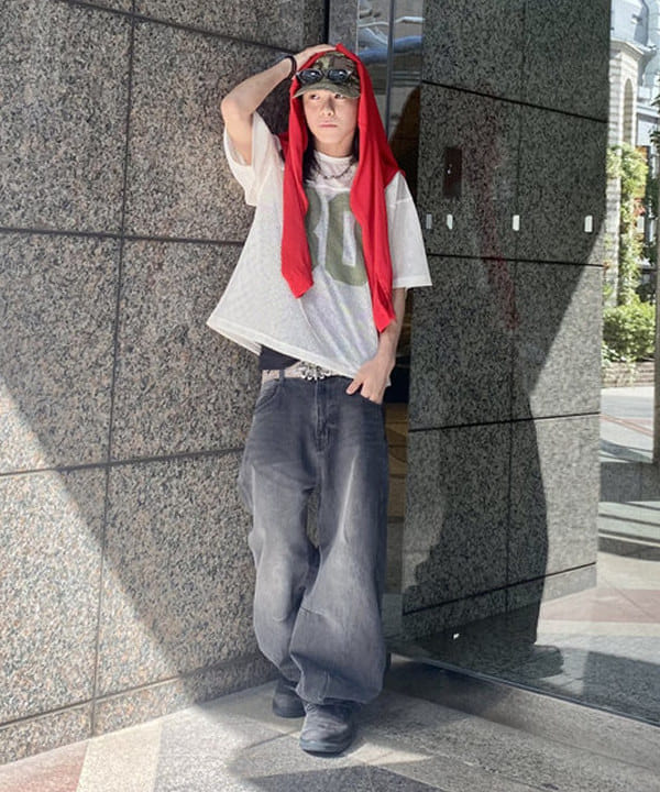 はるひむさんの「BEAMS WOMEN｜メッシュ プリント Tシャツ」を使ったコーディネート