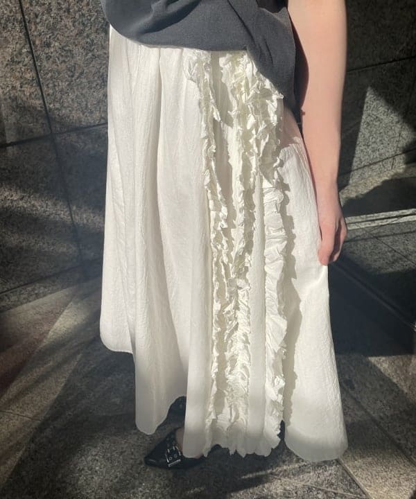 加歩さんの「BEAMS WOMEN｜【別注】GOOD ROCK SPEED / MUSIC Tシャツ」を使ったコーディネート