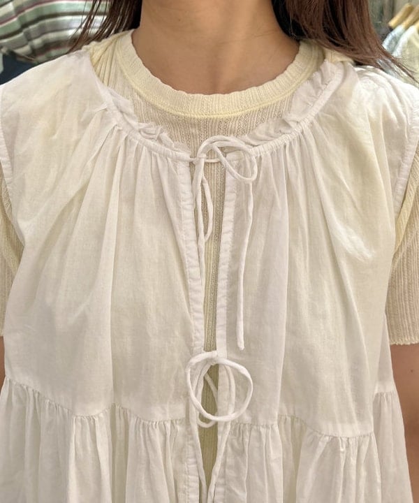 ナツハさんの「BEAMS WOMEN｜ジャガード リブ セーラー Tシャツ」を使ったコーディネート