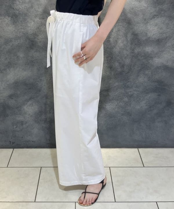 OSUMIさんの「BEAMS WOMEN｜ウエストリボン ドライ パンツ」を使ったコーディネート