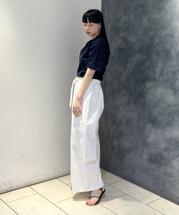 OSUMIさんの「BEAMS WOMEN｜ウエストリボン ドライ パンツ」を使ったコーディネート