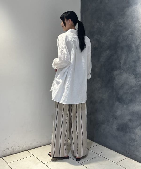 nodokaさんの「BEAMS WOMEN｜【別注】スタイリスト佐藤佳菜子 × SLOANE / ミラノ リブ タンクトップ」を使ったコーディネート