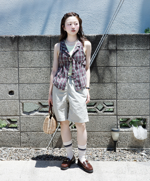 Joさんの「BEAMS WOMEN｜【別注】Gramicci / オール コンディション ショーツ 25SS」を使ったコーディネート