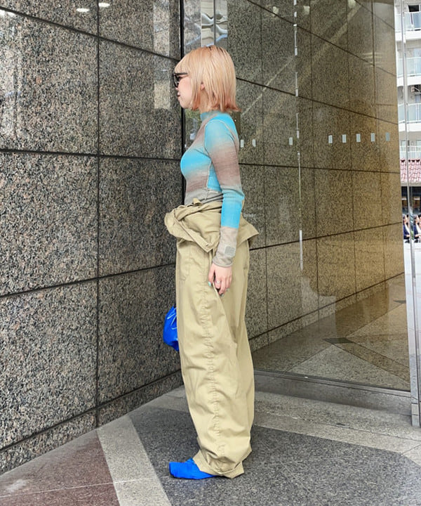 まゆちゃんさんの「BEAMS WOMEN｜【別注】Anniel / サテン バレエ シューズ」を使ったコーディネート