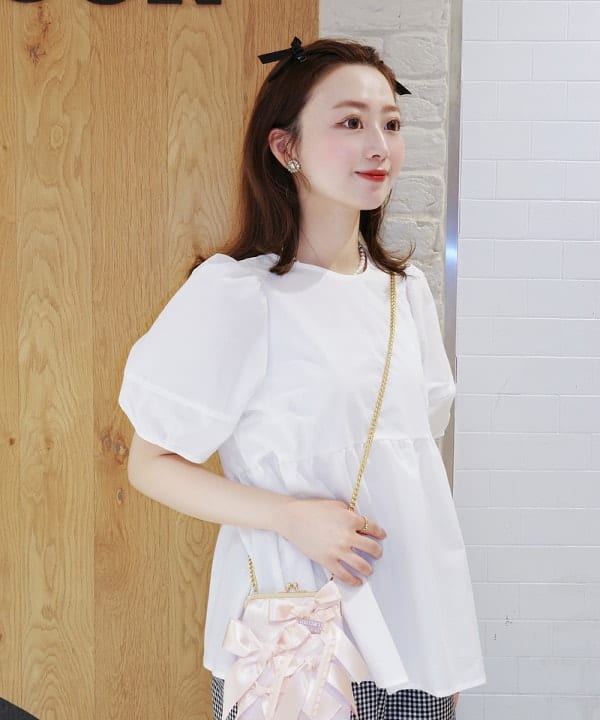 Joさんの「BEAMS WOMEN｜Ray BEAMS / ランタンスリーブ ギャザー ブラウス」を使ったコーディネート