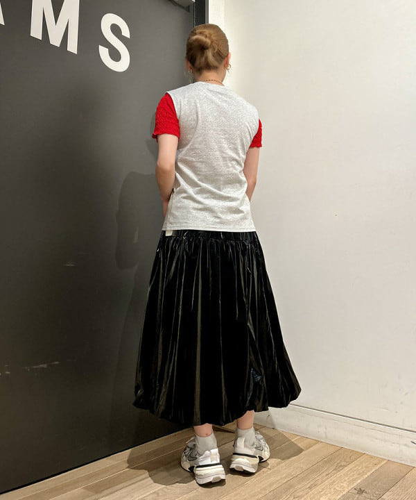 早川 萌子さんの「BEAMS WOMEN｜フロント リボン ノースリーブ トップス」を使ったコーディネート