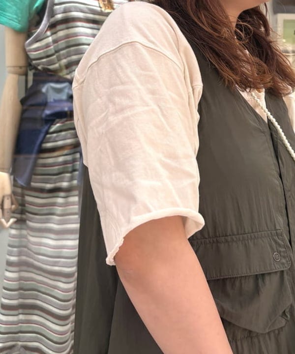 kawaiさんの「BEAMS WOMEN｜ナイロン タッサー C-1 ノースリーブ ワンピース」を使ったコーディネート