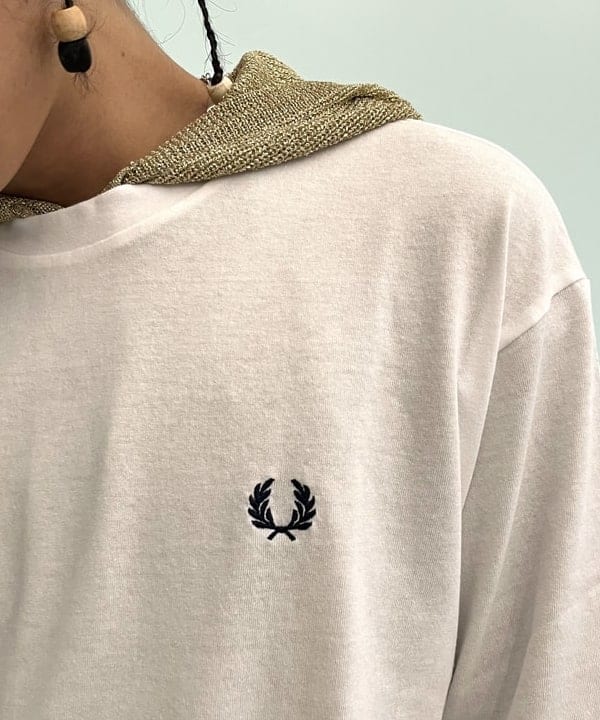 菊田 悠さんの「BEAMS WOMEN｜【別注】FRED PERRY / ヘビーウェイト Tシャツ」を使ったコーディネート