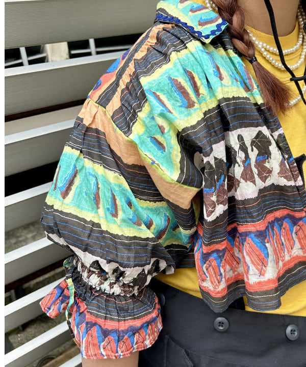 Kyooka Sayakaさんの「BEAMS WOMEN｜セミノール プリント ショートスリーブ」を使ったコーディネート