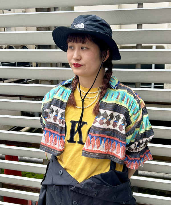 Kyooka Sayakaさんの「BEAMS WOMEN｜セミノール プリント ショートスリーブ」を使ったコーディネート