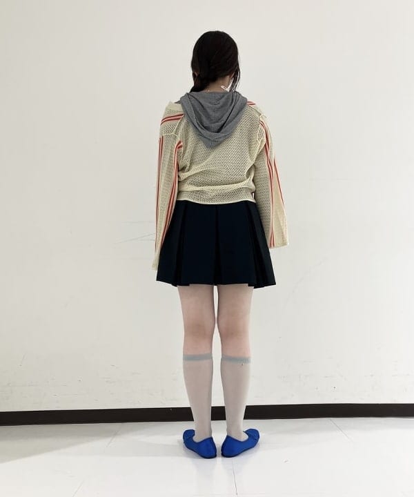 晶さんの「BEAMS WOMEN｜【別注】Anniel / サテン バレエ シューズ」を使ったコーディネート