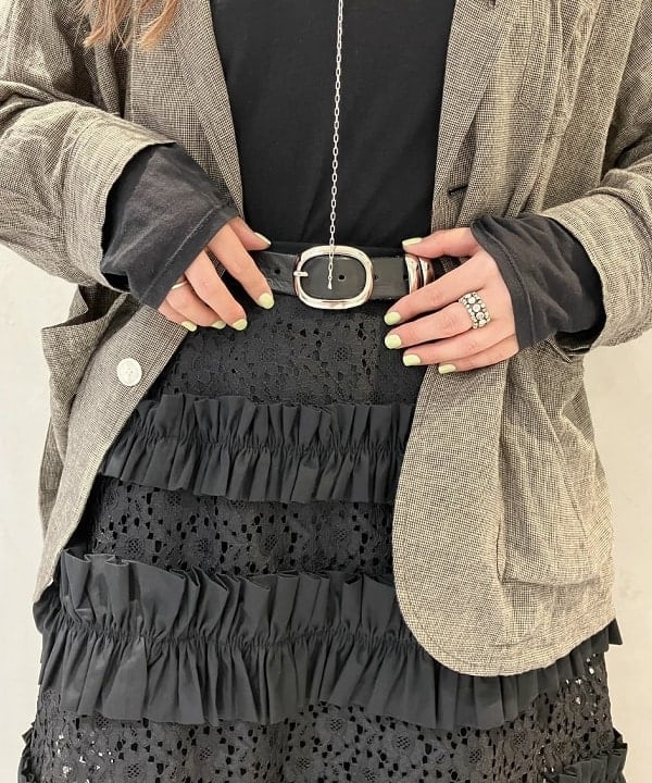 CHIHIROさんの「BEAMS WOMEN｜A PUPIL / フリル レース スカート」を使ったコーディネート