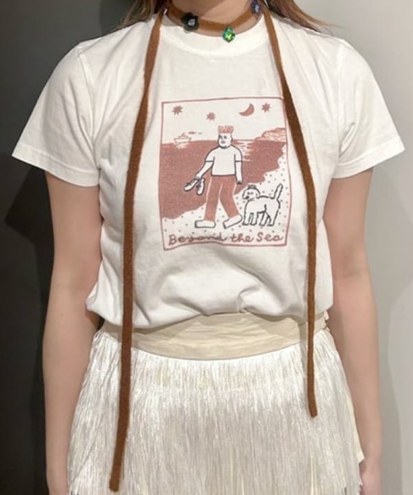 早川 萌子さんの「BEAMS WOMEN｜フリンジ 2way タイト スカート」を使ったコーディネート