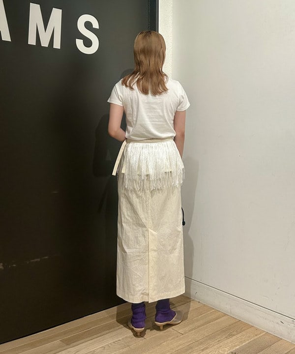 早川 萌子さんの「BEAMS WOMEN｜フリンジ 2way タイト スカート」を使ったコーディネート