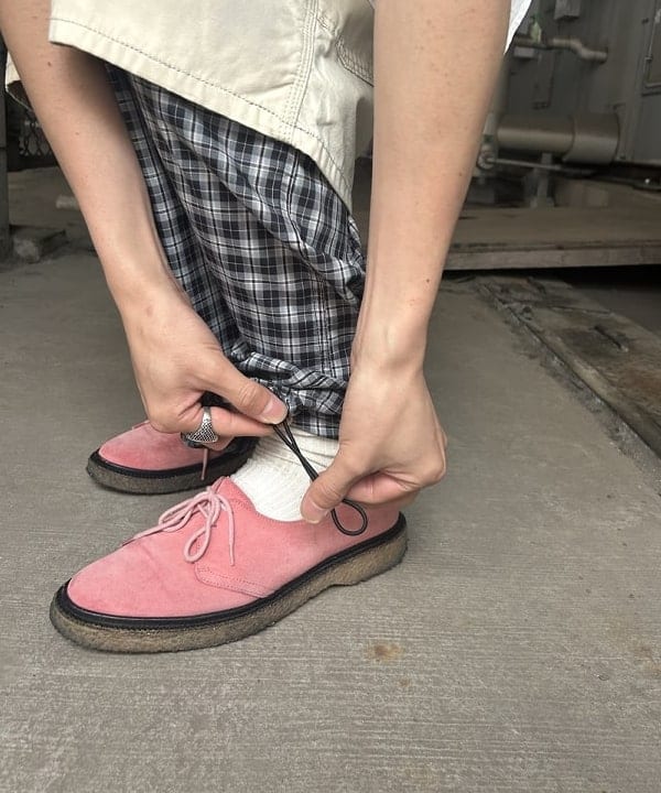 タマイユウトさんの「BEAMS WOMEN｜ワイドフィット 5分袖 ボタンダウンシャツ」を使ったコーディネート