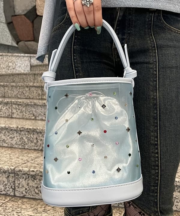 まゆちゃんさんの「BEAMS WOMEN｜メッシュ シャイニー バッグ」を使ったコーディネート