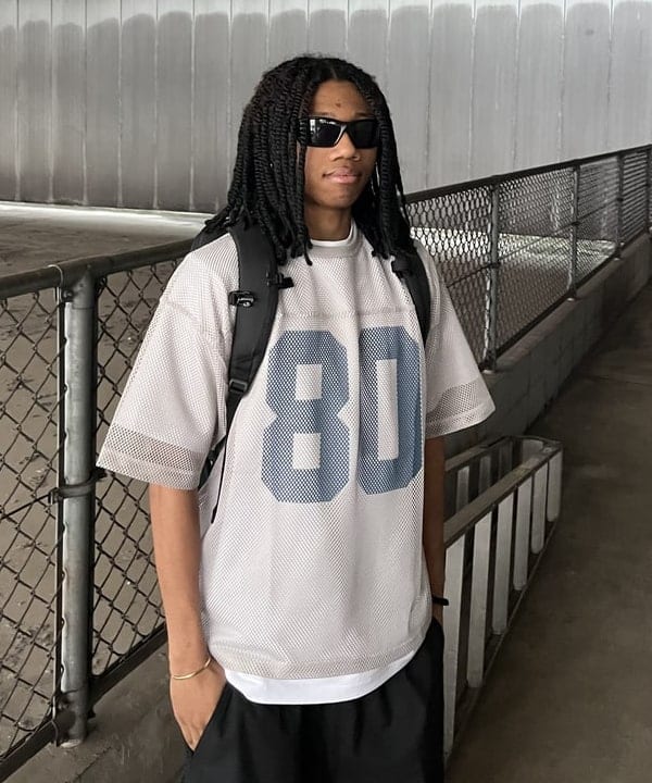 NADEL ナデールさんの「BEAMS WOMEN｜メッシュ プリント Tシャツ」を使ったコーディネート